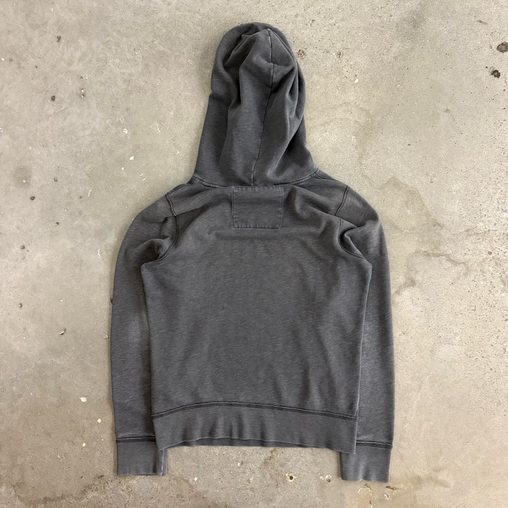 Hollister Hoodie Faded Grey Front Pocket Size M - Picture 4 of 5